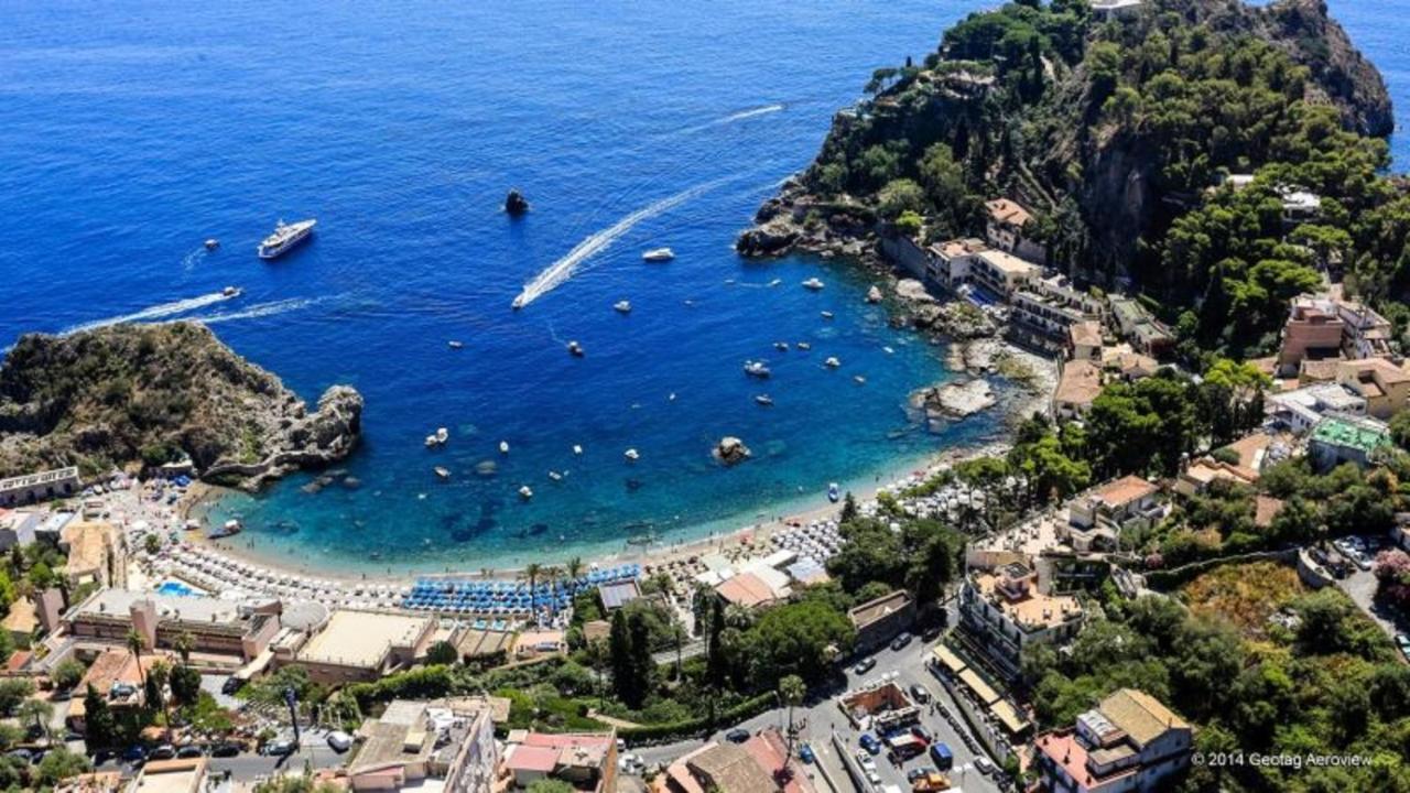 Greek Theater - Sea View Apartment Taormina Ngoại thất bức ảnh