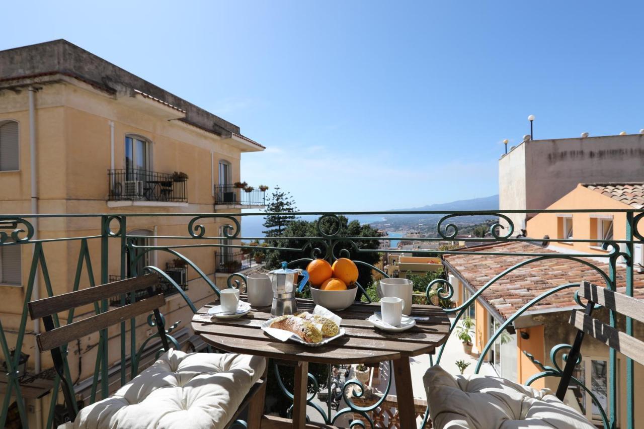Greek Theater - Sea View Apartment Taormina Ngoại thất bức ảnh